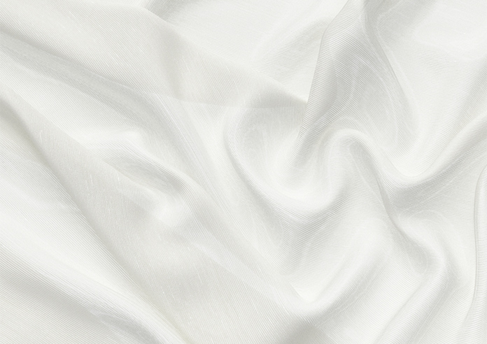 Salerno Voile, Coastal White - Twist&Fit Roman Blind - Image 4